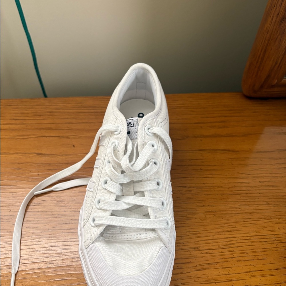 Adidas NEW WITH TAGS White Platform Sneakers